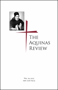 Aquinas Review cover