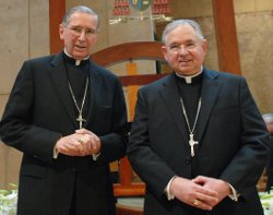 Cardinal Mahony and Archbishop Gomez