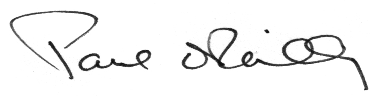 Paul O'Reilly signature