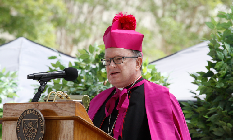 Bishop Barber delivers his address