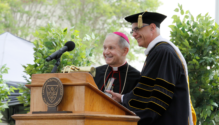 Scott Turicchi and Bishop Paprocki