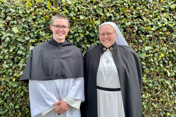 Br. Edward (’16) and Sr. Felicity Seeley (’14)