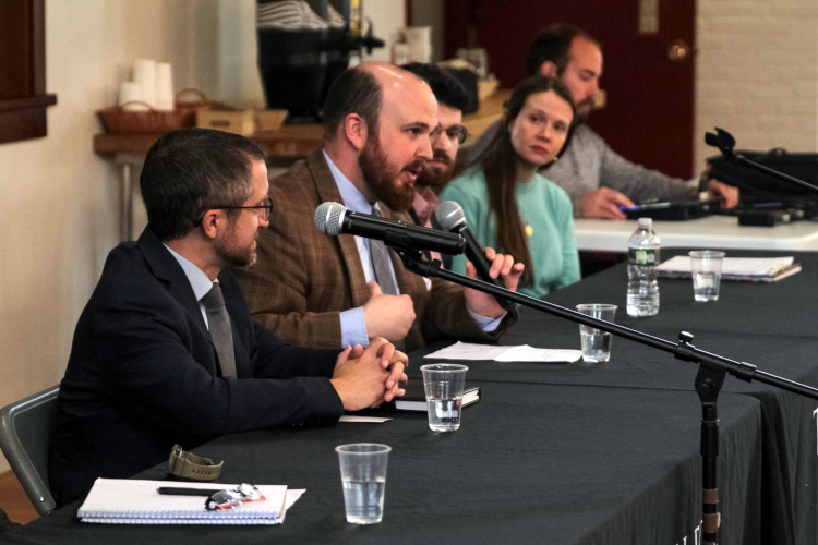 Panelists introduce themselves and their schools