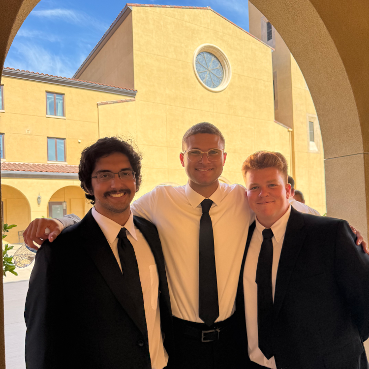 Jonahs Chavez (NE’22), Isaac Osborne (CA’24), and Brendan Daly (CA’24)
