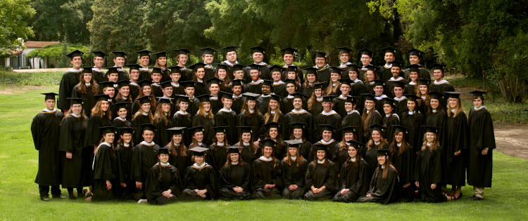 The Class of 2013 at graduation