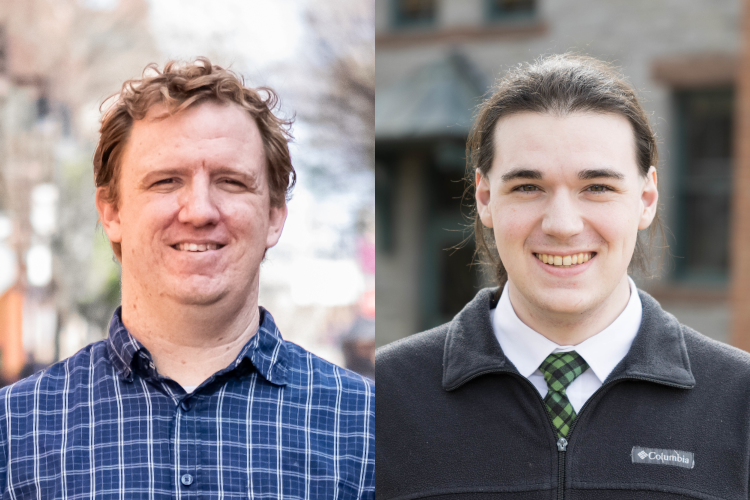 Liam Collins (’13) and Thomas Doylend (NE’22)