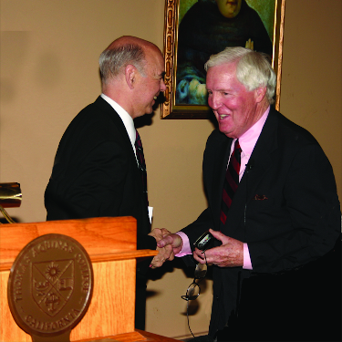 Dr. Thomas E. Dillon and the Hon. Frank Shakespeare