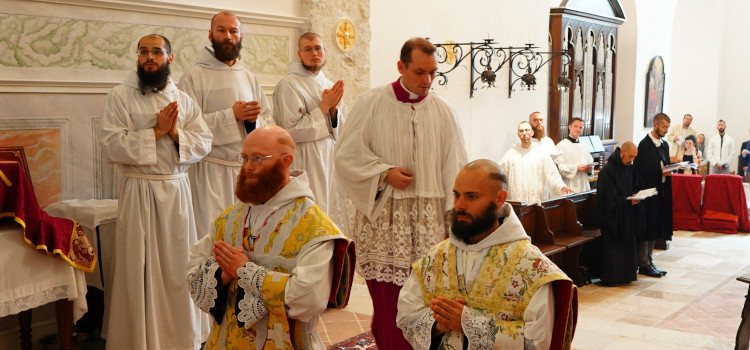 From the Ordination Mass of Dom Augustine (Philip ’13) Wilmeth, O.S.B.