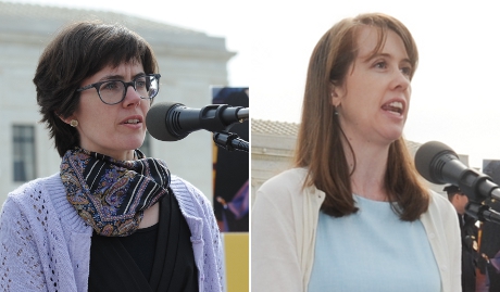 Meghan Duke (’08) and Elizabeth (McPherson ’99) Claeys (Photos: Dana Rene Bowler)