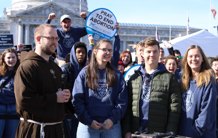 EWTN interviews TAC students at the Walk for Life West Coast