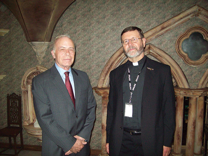 Mr. DeLuca and Fr. Pacwa