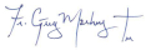Fr. Greg Markey (signature)