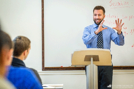 Dr. John Finley (’99), professor of philosophy at Kenrick-Glennon Seminary in St. Louis (Lisa Johnston, St. Louis Review)