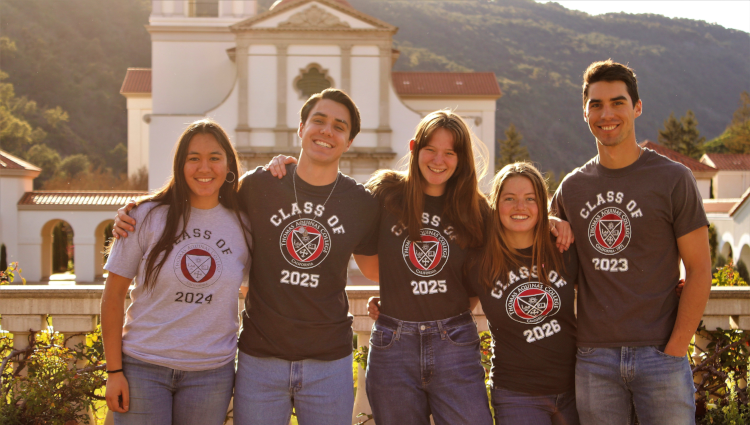 TAC students wearing their class t-shirts