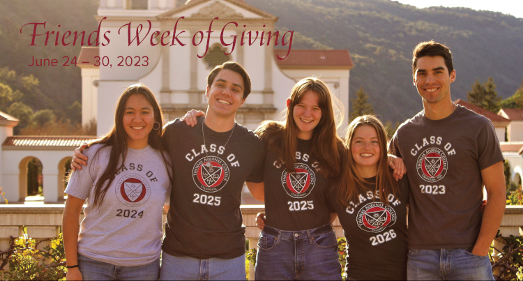 Friends Week of Giving -- students in class t-shirts