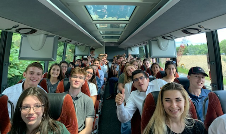 Students on bus