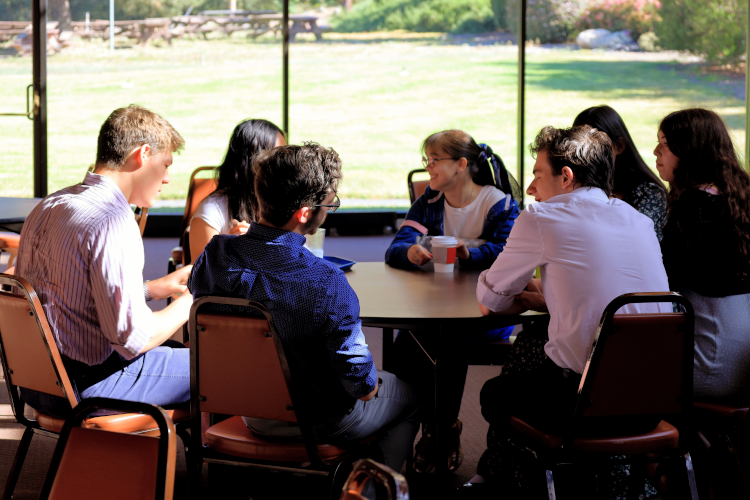 Students at lunch