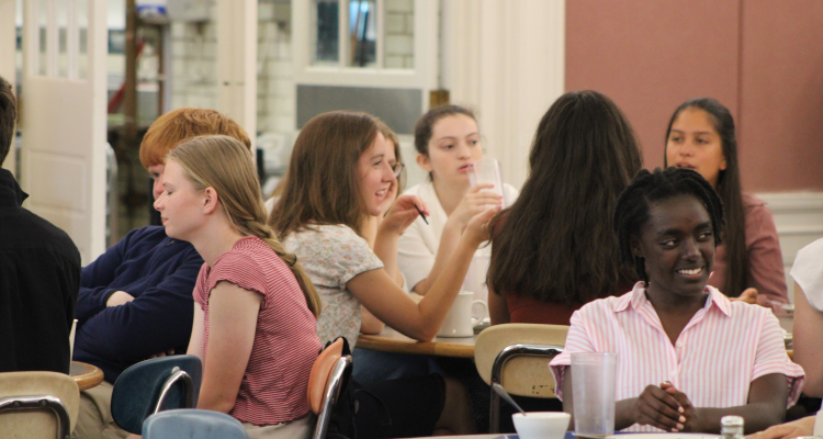 Students at lunch