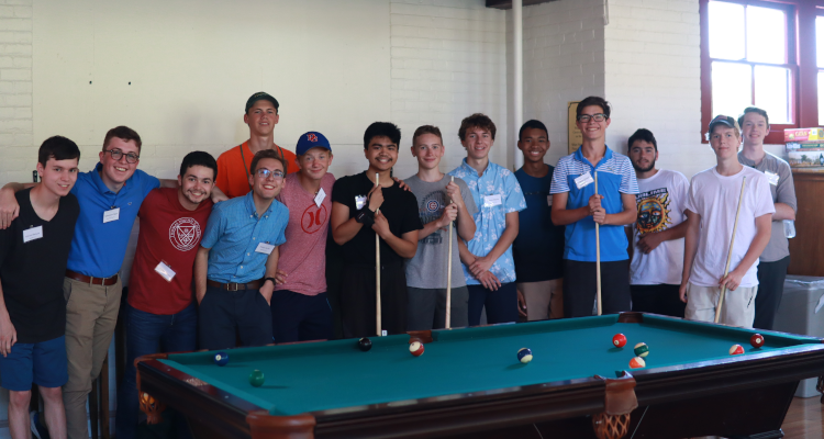 Students arrive at Summer Program