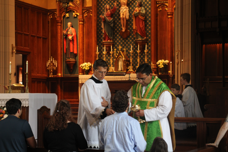 Mass in Our Mother of Perpetual Help Chapel