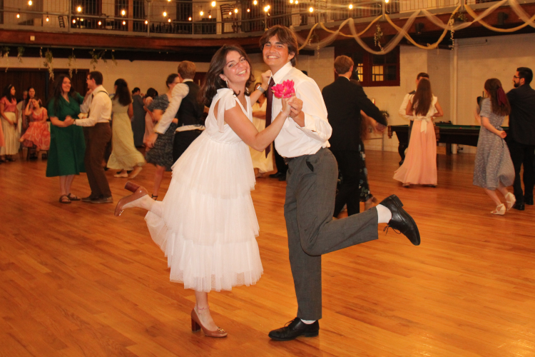 Students dance
