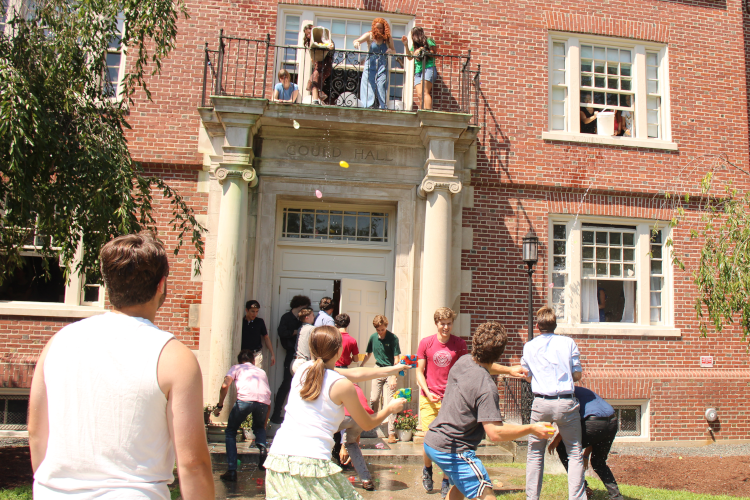 Water-balloon fight!