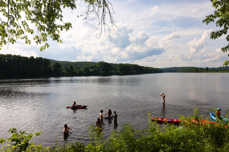 Kayaking on the Connecticut River