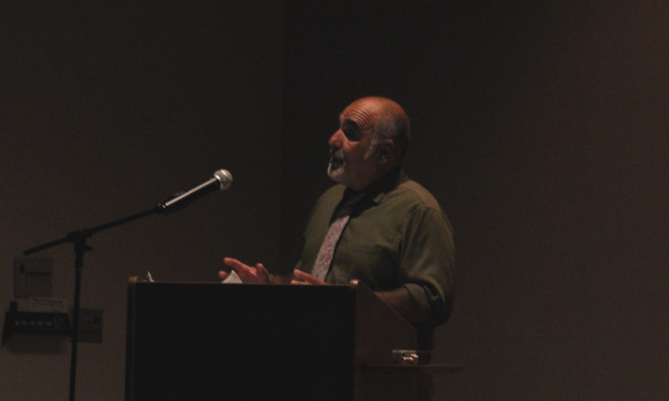 Dr. John Nieto delivers his lecture
