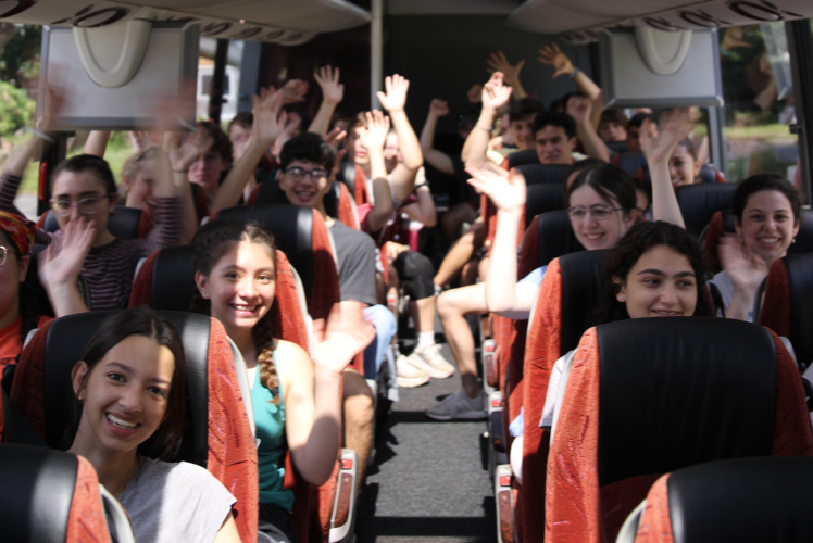 Students in bus