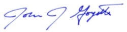 John J. Goyette (signature)
