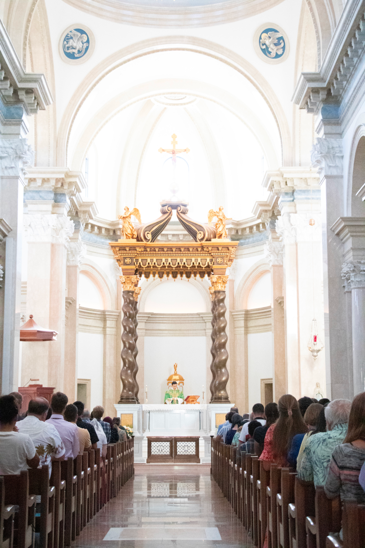 Mass in Our Mother of Perpetual Help Chapel