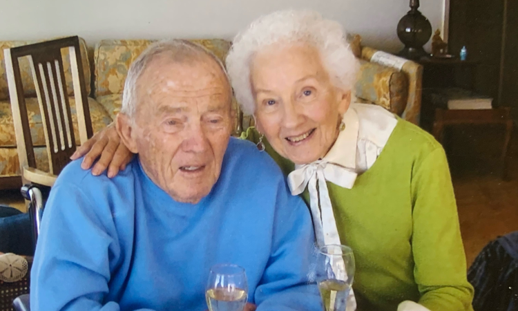 Mr. and Mrs. Meyers on their 50th wedding anniversary