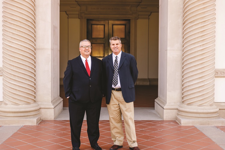 Associate Dean J. John Baer and Dean Michael J. Letteney