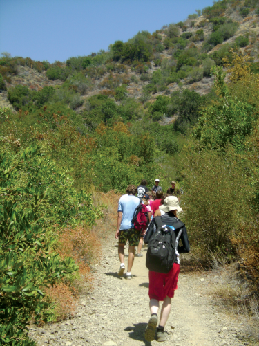 Hiking in Los Padres National Forest