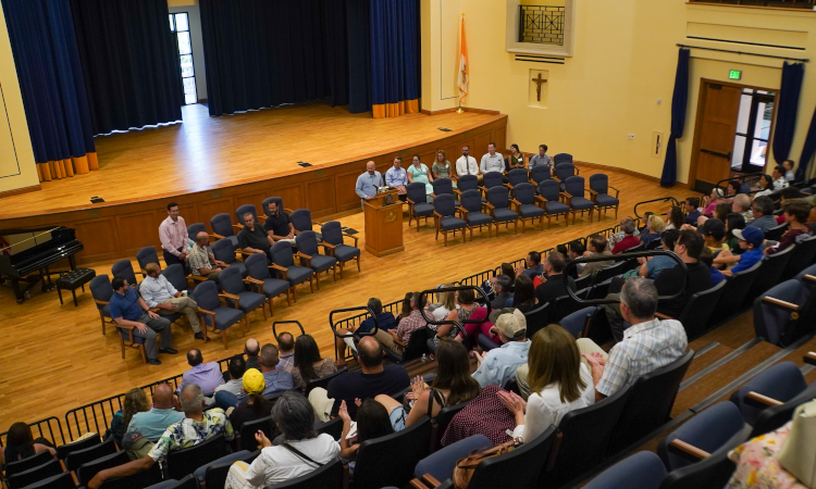 Parent Orientation in St. Cecilia Hall