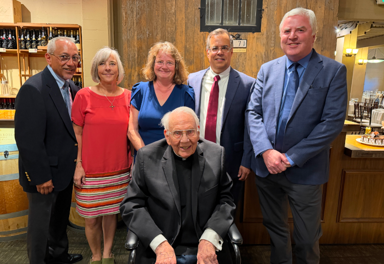 Fr. Buckley with President O'Reilly and other TAC friends