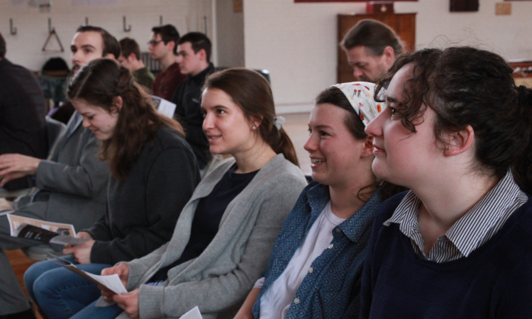 Students at Catholic Education Job Fair