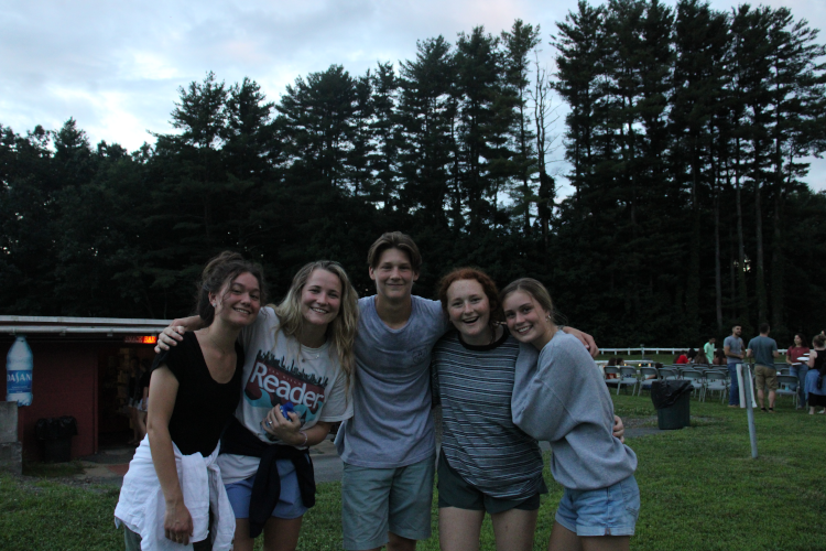 Students at Drive-In