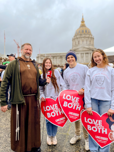 TAC students at Walk for Life West Coast