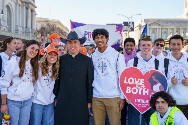 Students at Walk for Life