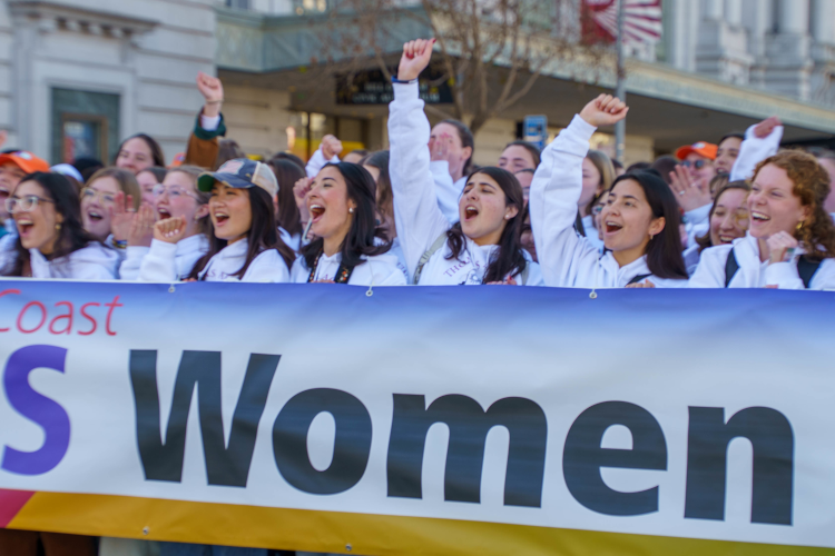 Students at Walk for Life