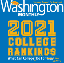 Washington Monthly 2021 College Guide