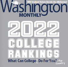 Washington Monthly 2022 College Guide