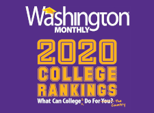 Washington Monthly 2020 College Guide