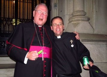 Fr. Higgins with Cardinal Dolan