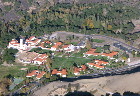 aerial campus view