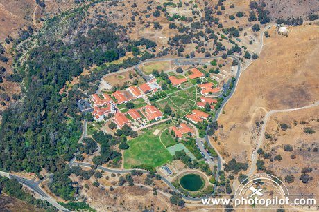 aerial view of campus