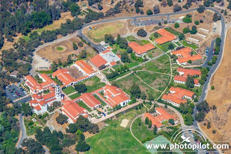 aerial view of campus