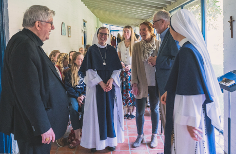 Cardinal Collins, Dr. McLean, and the Sisters for Life