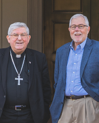 Cardinal Collins and Dr. McLean